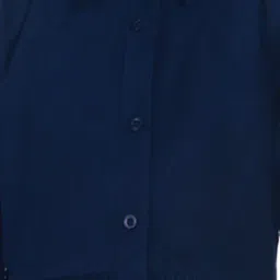 Creative Kid's Girls Navy Blue Cotton Dress image 5