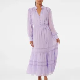 Forever New Bethany Petite Lace Trim Midi Dress-image-2