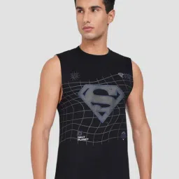 Sf Jeans By Pantaloons Navy Cotton Relaxed Fit Printed T-Shirt-image-17
