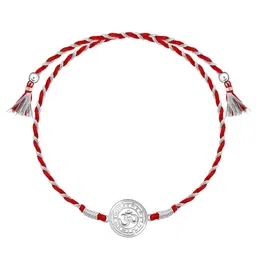 GIVA Men Silver Charm Rakhi image 4