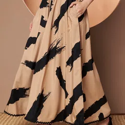 ZWERLON Women Printed Flared Palazzos image 2