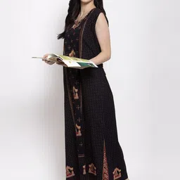 Secret Wish Black Printed Nightdress image 5