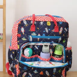ROSADA Printed Lightweight Waterproof Diaper Backpack image 5