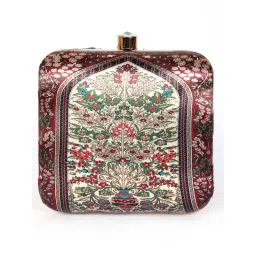 SWISNI Multi-Color Printed Digital Clutch Bag image 2