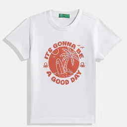 United Colors of Benetton Typography Printed Pure Cotton T-shirt-picture-41