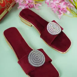 Walkfree Women Square Open Toe Flats-image-39
