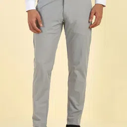 Allen Solly Men Slim Fit Formal Trousers-picture-40