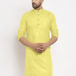 KRUDHA Men Thread Work Kurta image 2