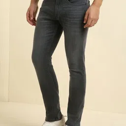 Allen Solly Men Slim Fit Light Fade Mid-Rise Jeans image 2