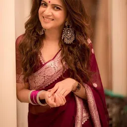 Moda Rapido Woven Design Zari Silk Blend Banarasi Saree image 4