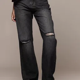 Metronaut Women Comfort Regular Fit Mid-Rise Cotton Non Stretchable Jeans-image-40