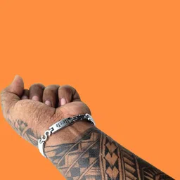 Dynamic Retail Global Silver-Plated Stainless Steel Bracelet image 2