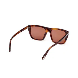 Tom Ford Men Havana Square Sunglasses with UV Protected Lens FT1175 56 53E image 4