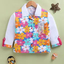 Toonyport Girls Floral Printed Casual Shirt-picture-35