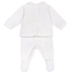 Chicco Infants Girls Embroidered Sweatshirt With Legging image 2