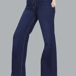 DIVISIVE Women Wide Leg High-Rise Jeans-image-7