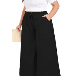 Stars and You Women Plus Size Knitted Wide Leg Palazzos image 4