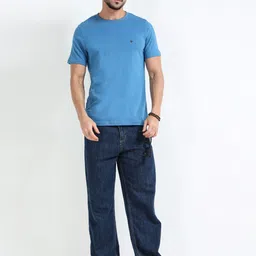 INVICTUS Men Solid Round Neck Cotton T-shirt image 2