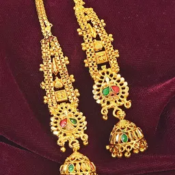 DZINETRENDZ Geometric Jhumkas Earrings-picture-13