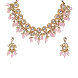 Joy of Jewels Silver-Plated Alloy American Diamond Necklace & Earrings image 4