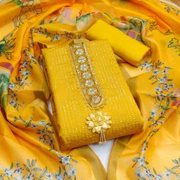 MANVAA Embellished Unstitched Dress Material-picture-37