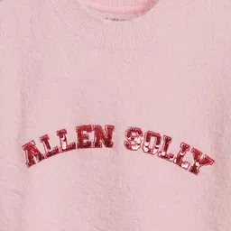 Allen Solly Junior Girls Typography Printed Round Neck Pullover Sweater image 2