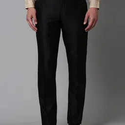 Haul Chic Men Relaxed Straight Leg Slim Fit Trousers-image-5