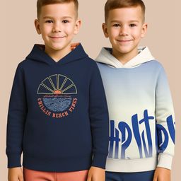 HELLCAT Boys Pack Of 2 Printed Hooded Pullover Sweatshirt-picture-41