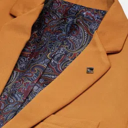 SHOWOFFFF Slim Fit Notched Lapel Collar Single-Breasted Blazer image 2