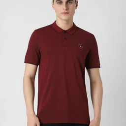 Van Heusen Flex Men Solid Polo Collar Cotton T-shirt-picture-18