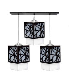 Gojeeva Black & White Textured Wooden Rectangle Shaped Ceiling Lamp-picture-46