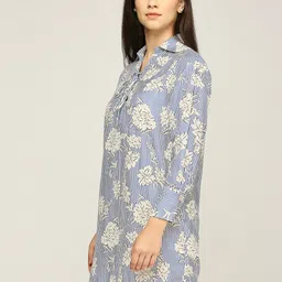Iti Floral Print Shirt Dress image 5