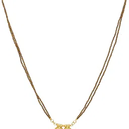 MEMOIR Gold-Plated Beaded Mangalsutra-image-24