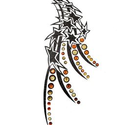 Comet Busters Body Jewel Temporary Tattoo-picture-41