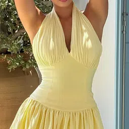 StyleCast x Revolte Fit & Flare Mini Dress image 5