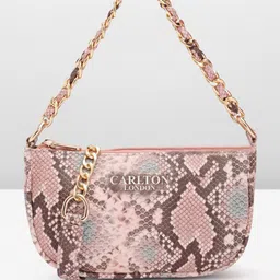 Carlton London Women Abstract Printed Structured Tasselled Sling Bag-picture-31