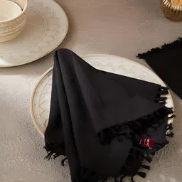 Fabindia Black 6 Pieces Cotton Table Napkins-picture-33