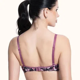 VStar Women Floral Printed Medium Coverage Lightly Padded Bra image 5