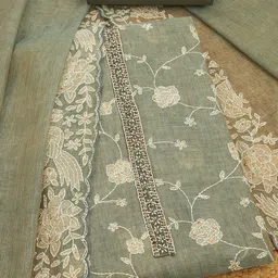 Soch Embroidered Linen Unstitched Dress Material-image-96