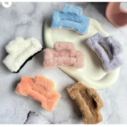 DN Creation Women Set Of 6 Assorted Claw Clips-image-92