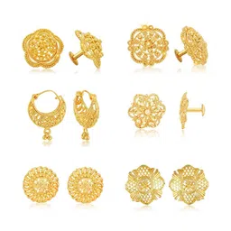 VIVASTRI Women Gold-Plated Alloy Earrings-picture-39