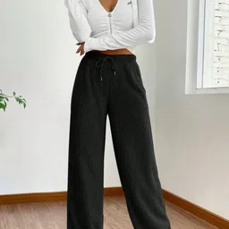 NOWI Women High-Rise Easy Wash Trousers image 4