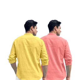 Fifth U Yellow Blended Kurtas image 2