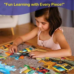 ZOOPLAY Construction Zone Jigsaw Puzzle Learning and Development Toys image 5