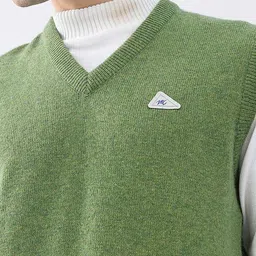 Monte Carlo Men V-Neck Sleeveless Woollen Pullover image 5