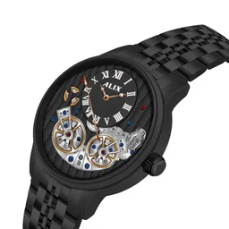 ALIX Men Dial & Stainless Steel Bracelet Style Straps Analogue Automatic Watch AL2916 BB image 5