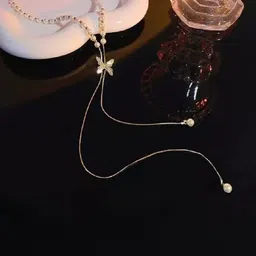 TheVineGirl Pearls Beaded And Artificial Stones Studded Statement Necklace image 3