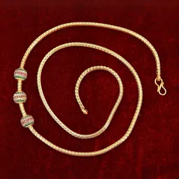 NKR GOLD Gold-Toned Brass Statement Chain-image-9