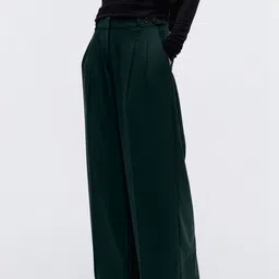 H&M Wide Tailored Trousers image 2