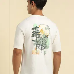 Allen Solly Men Printed Applique T-shirt-picture-40